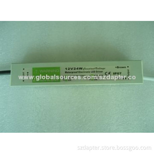 LED Driver, 12/24V, 200W, IP67, CE- and RoHS-marked